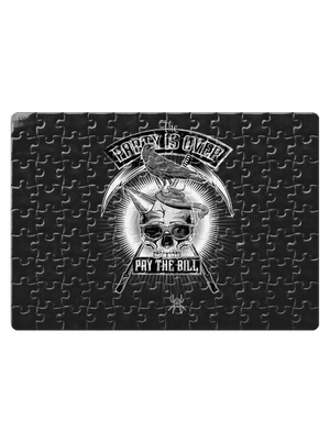 Party is over puzzle White