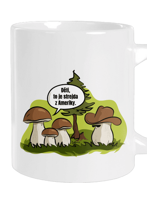 Strejda z Ameriky velký hrnek White