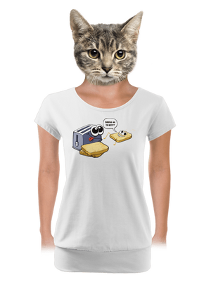 dámské tričko s lemem