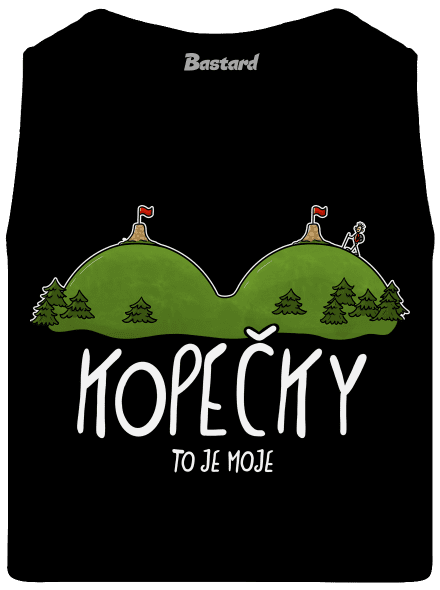 Kopečky pánské tílko Black