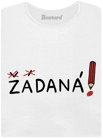 Zadaný a zadaná dámské tričko premium White