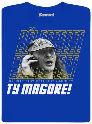 B18: Jiří Kára pánské dlouhý rukáv Royal Blue