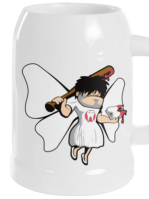 Zoubková víla půllitr White