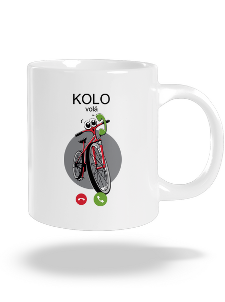 Kolo volá velký hrnek White