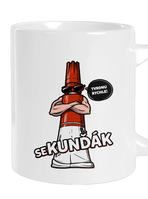 Sekunďák velký hrnek White