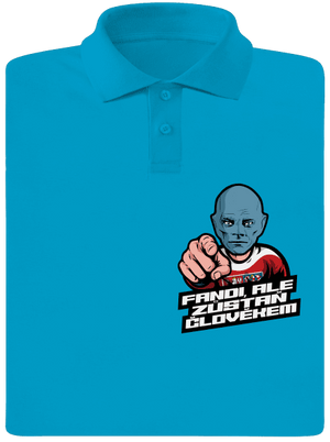 Fandi, ale zůstaň Fantomasem pánská polokošile Blue Atol