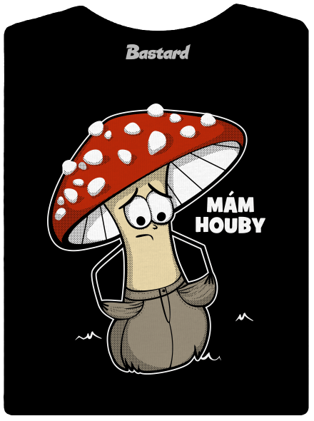 Mám houby dámské tričko Black