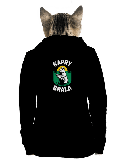 Kapry brala dámská mikina na zip Black