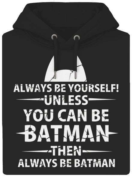 Batman unisex mikina premium Dark Black