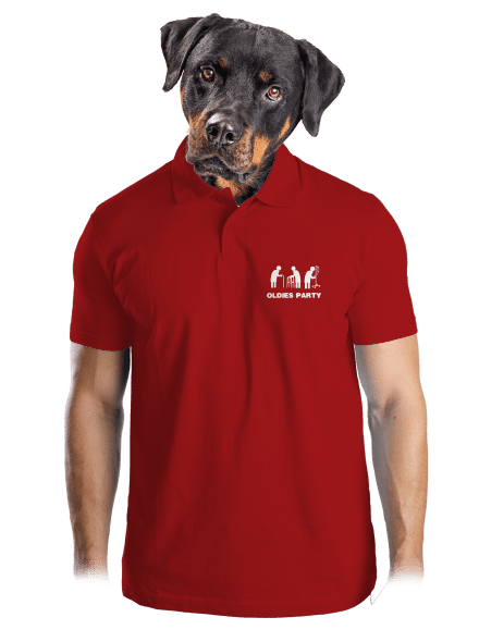 Oldies party pánská polokošile Red Mal