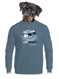 unisex mikina bez kapuce