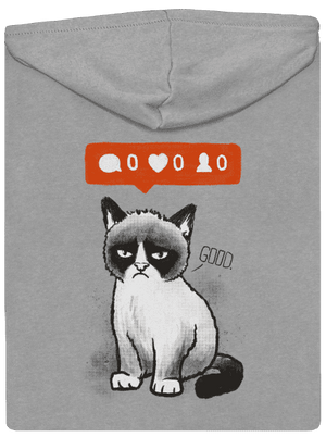 Grumpy pánská mikina na zip Light Melange