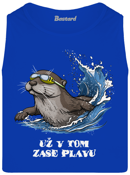Už v tom zase plavu pánské tílko Royal Blue