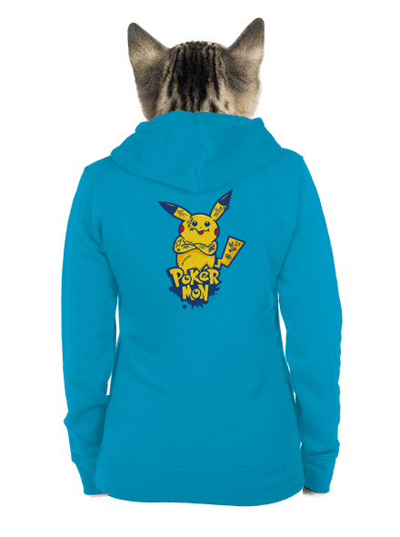 Pokérmon dámská mikina na zip Blue Atol