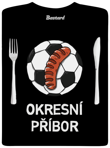 Okresní příbor pánské tričko Black