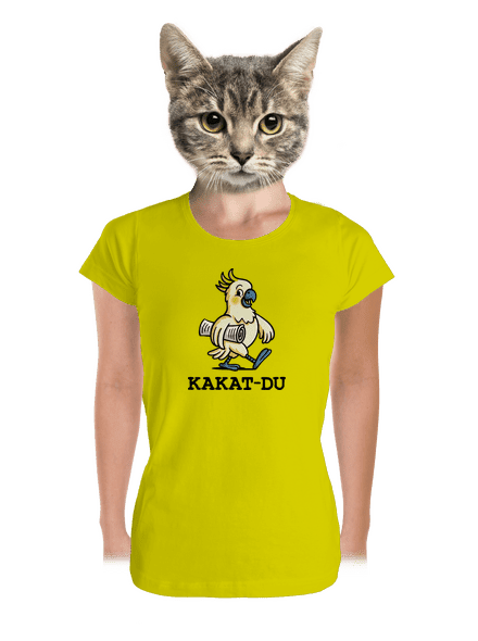 Kakat-du dámské tričko premium Lemon