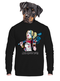 unisex mikina bez kapuce