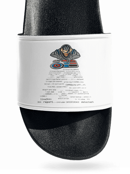 Coder ape pantofle White