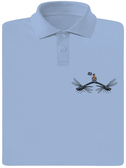 Na vážkách pánská polokošile Sky Blue Mal