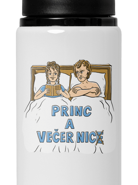 Princ a Večer nic lahev na vodu White