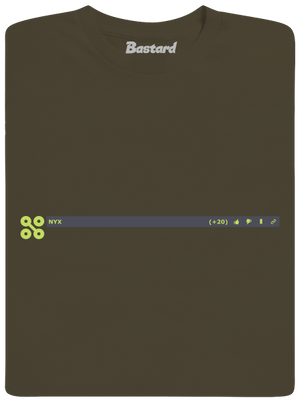 NYX lišta pánské dlouhý rukáv Urban Khaki