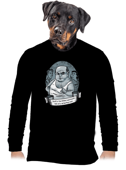 B14: Ecce Homo Homolka pánské dlouhý rukáv Black