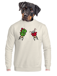 unisex mikina bez kapuce