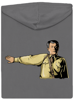 Jmenuji se! dámská mikina na zip Steel Gray