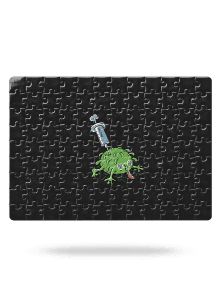 Zapíchlý covid puzzle White