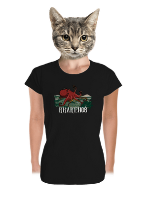 Krakenoš dámské tričko premium Black