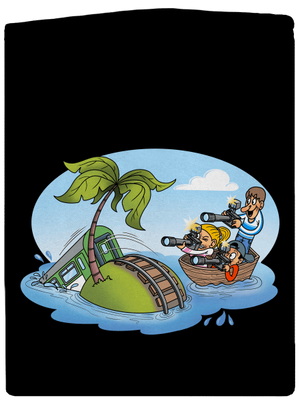 Ostrov železnice dámská mikina na zip Black