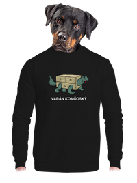 unisex mikina bez kapuce