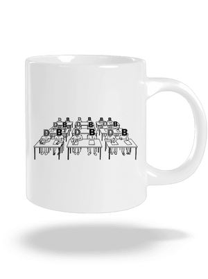 Cimrman: Debil, blbeček velký hrnek White