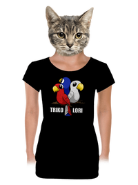 dámské tričko s lemem