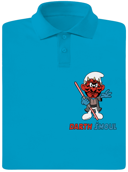 Darth Šmoul pánská polokošile Blue Atol