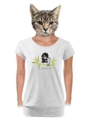 dámské tričko s lemem