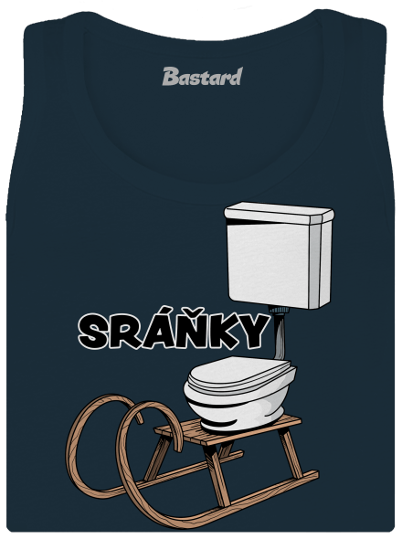 Sráňky dámské tílko klasické Navy