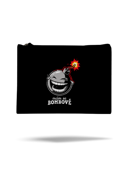 Mám se bombově taštička Black