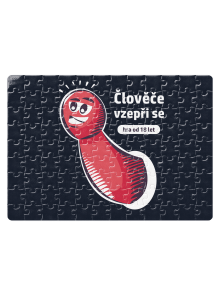 Člověče vzepři se puzzle White
