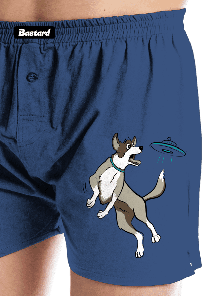 Létající talíř pánské trenky Blue