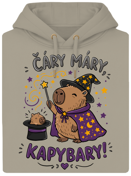 Čáry máry kapybary unisex mikina premium Pastel Macchiato