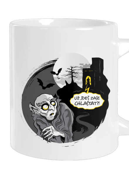 Nosferatu velký hrnek White