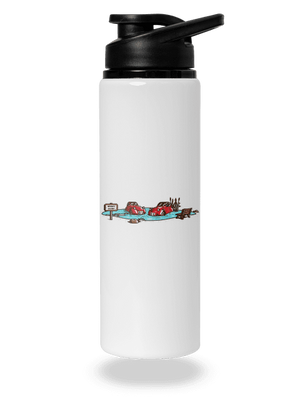 Kachny lahev na vodu White