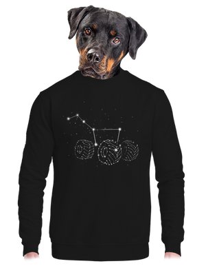 unisex mikina bez kapuce