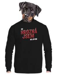 unisex mikina bez kapuce