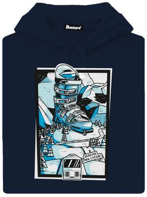 Lyžák pánská mikina klokanka Navy