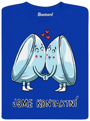 Kontaktní čočky pánské tričko Royal Blue