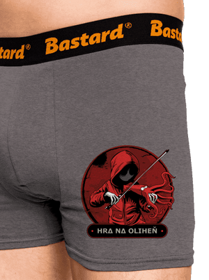 Hra na oliheň boxerky Gray Melange