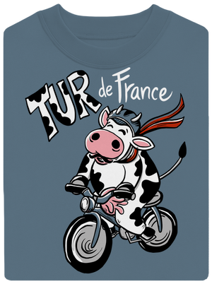 Tur de France unisex mikina bez kapuce Nordic Blue