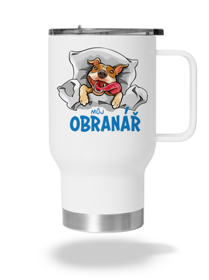 Můj obranář termohrnek White
